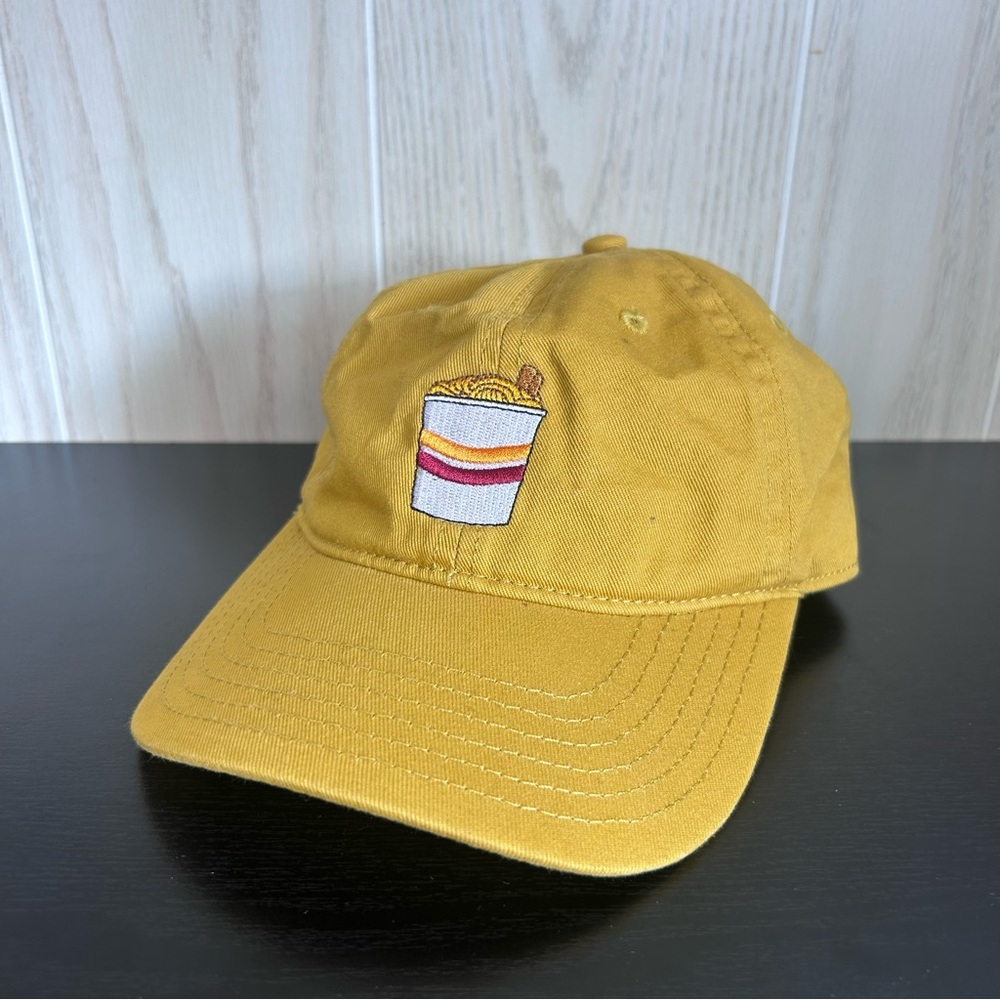 MAD Engine Maruchan Ramen Embroidered Yellow Baseball Cap